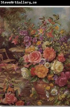 unknow artist Floral, beautiful classical still life of flowers.081
